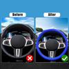 JDDRY Steering Wheel Cover, Universal Fit Protector - Silicone Car Steering Wheel Cover(Royal Blue,1PC)