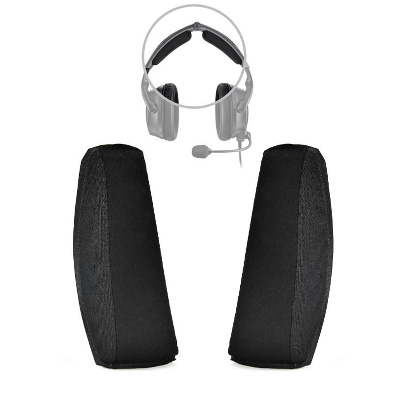 2 Stück Stirnbandabdeckung für Aviation X Headset Kopfhörerbügelpolster Erhöht Komfort und Haltbarkeit