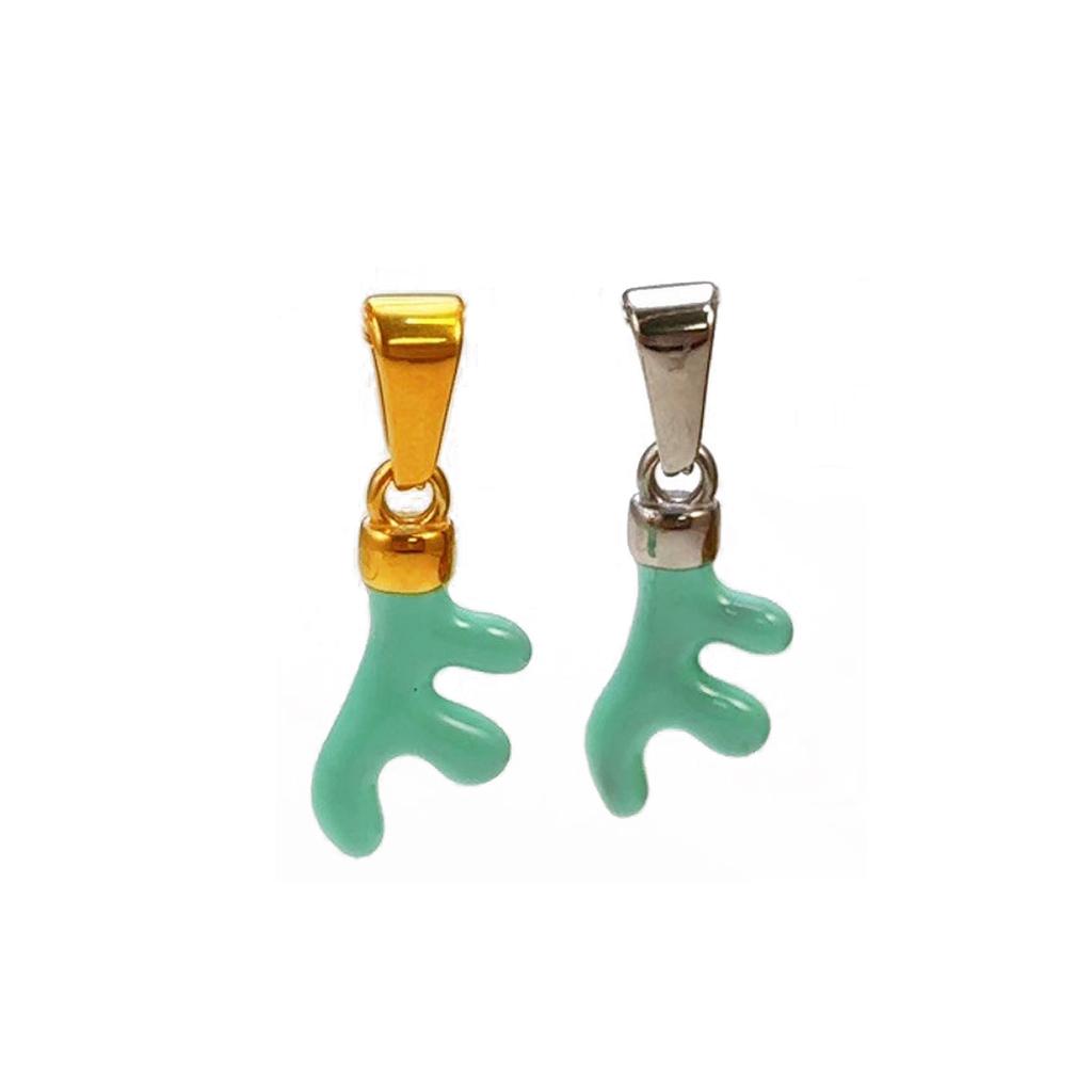 Waterproof Tarnish Free Comb Angel Coffee Cup Amor Charm Custom DIY Jewelry 18k Gold Plated Fashion Pendants Charms