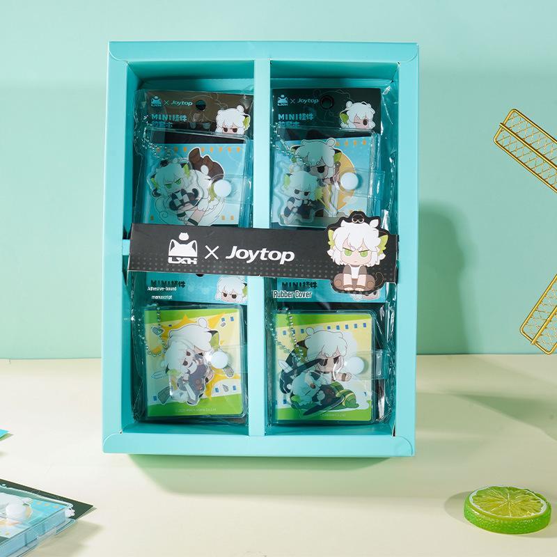 Luo Xiaohei Silicone Cover Children s Mini Diary with Cute Pendant