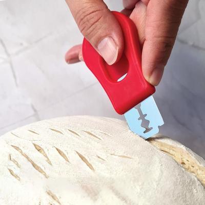 2pcs Magnetic Bread Trimming Cutter Mini with Replacement Cutter Sourdough Dough Cutter Scalable Bread Lame Scoring Tool
