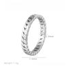 Retro Personalized Chain Ring Cool Ins Wind Hollow Simple Ring Titanium Steel Women's Jewelry