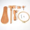 Adjustable Height Extender Embroidery Hoop Stand Cross Stitch Ring Frame  For Needlework