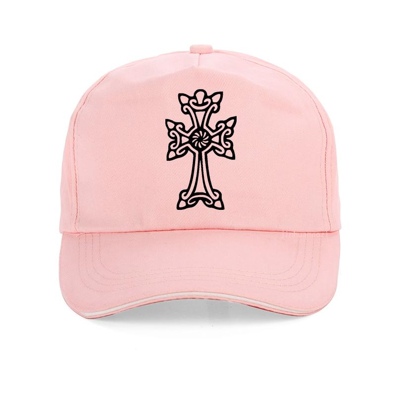 Armenian Orthodox Cross Caps For Men Fashion Print Adjustable Dad Snapback Hat Casquette Homme Summer Outdoor Baseball Cap