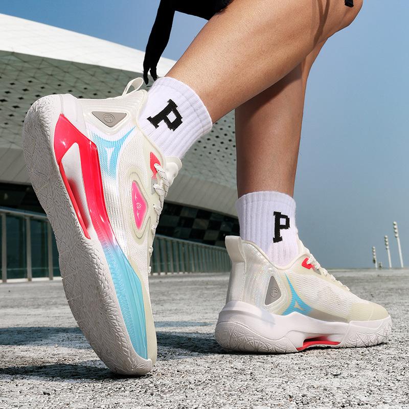 2025 New Spring and Autumn Basketball Shoes Men's Running Sports Shoes Students Outdoor Actual Combat Shoes