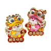 Chinese Style Snake Year Wall Stickers Cartoon Fu Character Sticker New Year Door Sticker  Room