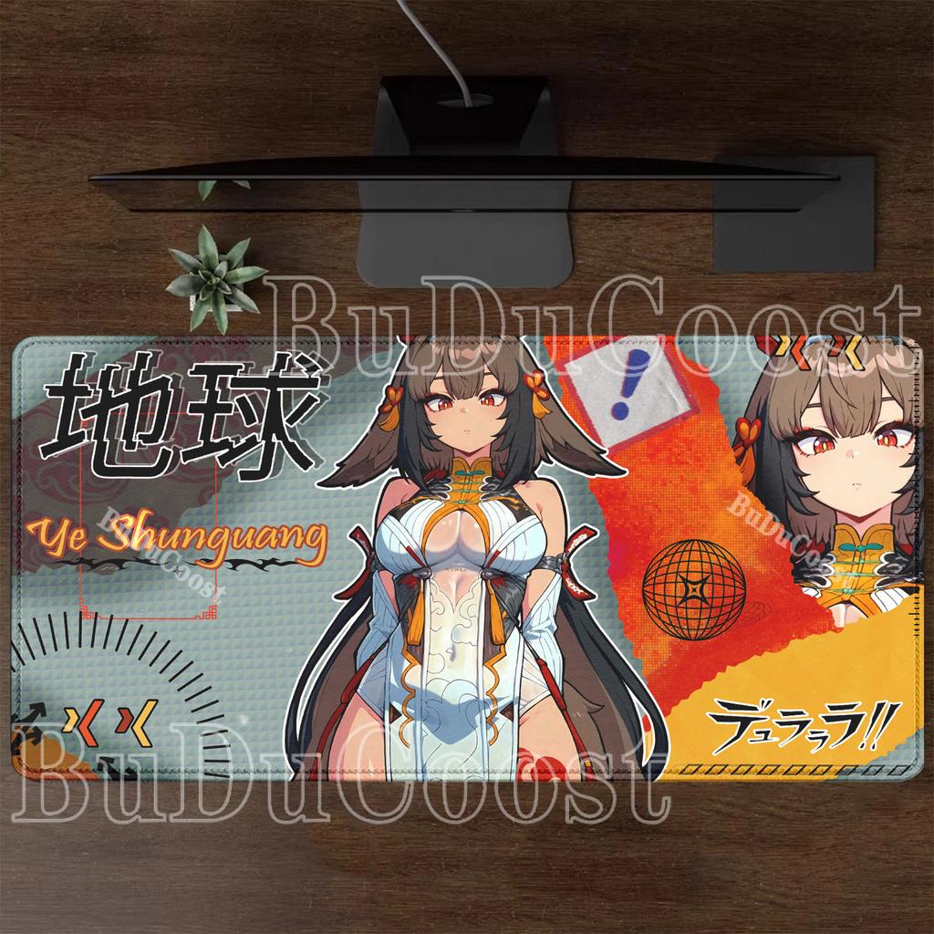 New Character Sexy Ye Shunguang Mouse Pad Anime Girl Zenless Zone Zero ZZZ Gaming Nonslip Base Mousepad Office Keyboard Desk Mat