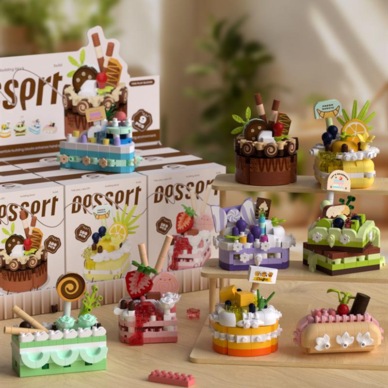 

Городские уличные строительные блоки: Бургерные и кофейни, Пекарня для детей - Совместимо с Lego