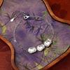 Natural Water Foam Jade Gourd Design Bracelet Women's S925 Sterling Silver Inlaid High-end Niche Temperament Simple