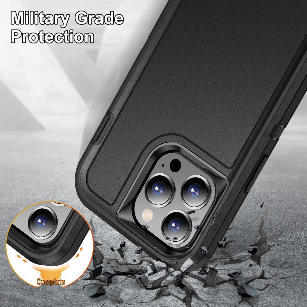 Durable Defender Case for Apple iPhone 17 PRO Max, 16, 15, and 14