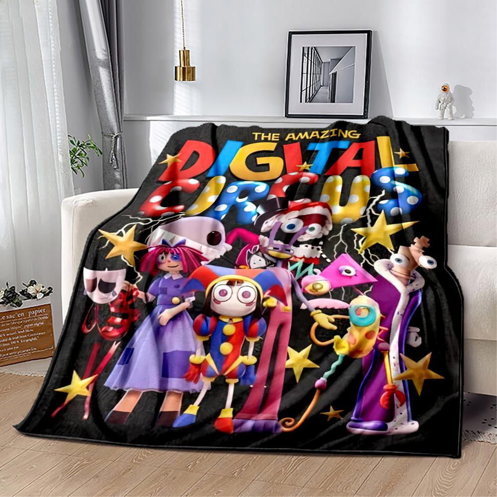 Digital Circus Blanket Soft Warm Cozy Suitable for Couch Office Chair Chair for All Seasons Warmthful Decor Best Holiday Gift for Friends Family