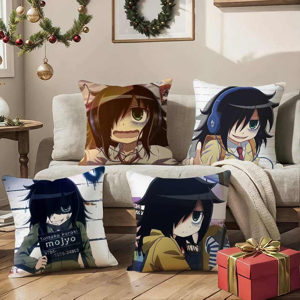 K-Kuroki T-Tomoko Pillow Case Comfort Sofa Bed Silky Elegant Invisible Zipper Decorative Cushion Cover