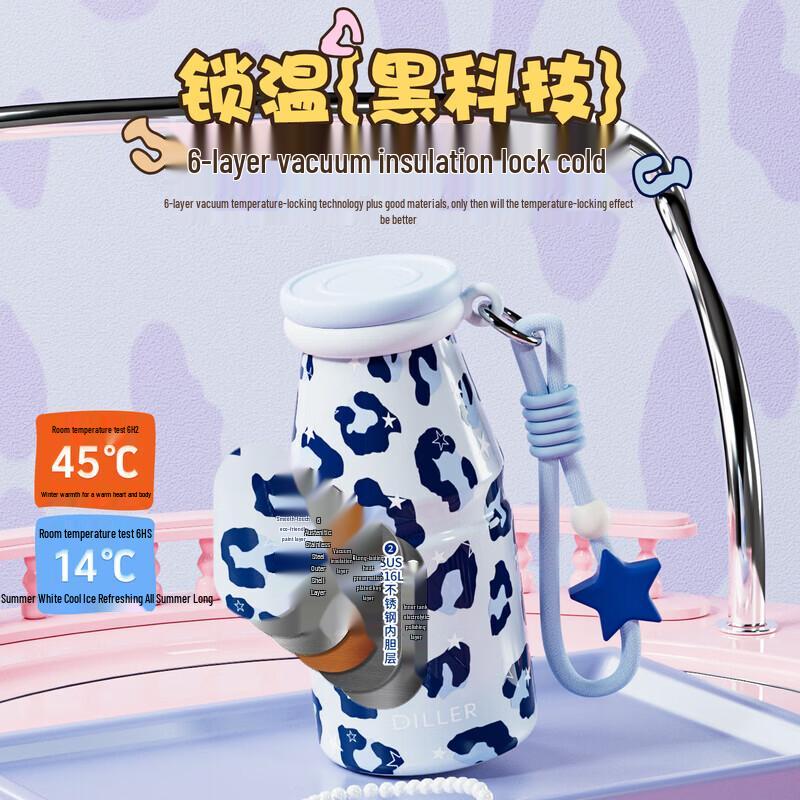 Diller Kids Insulated Direct Drink Water Bottle