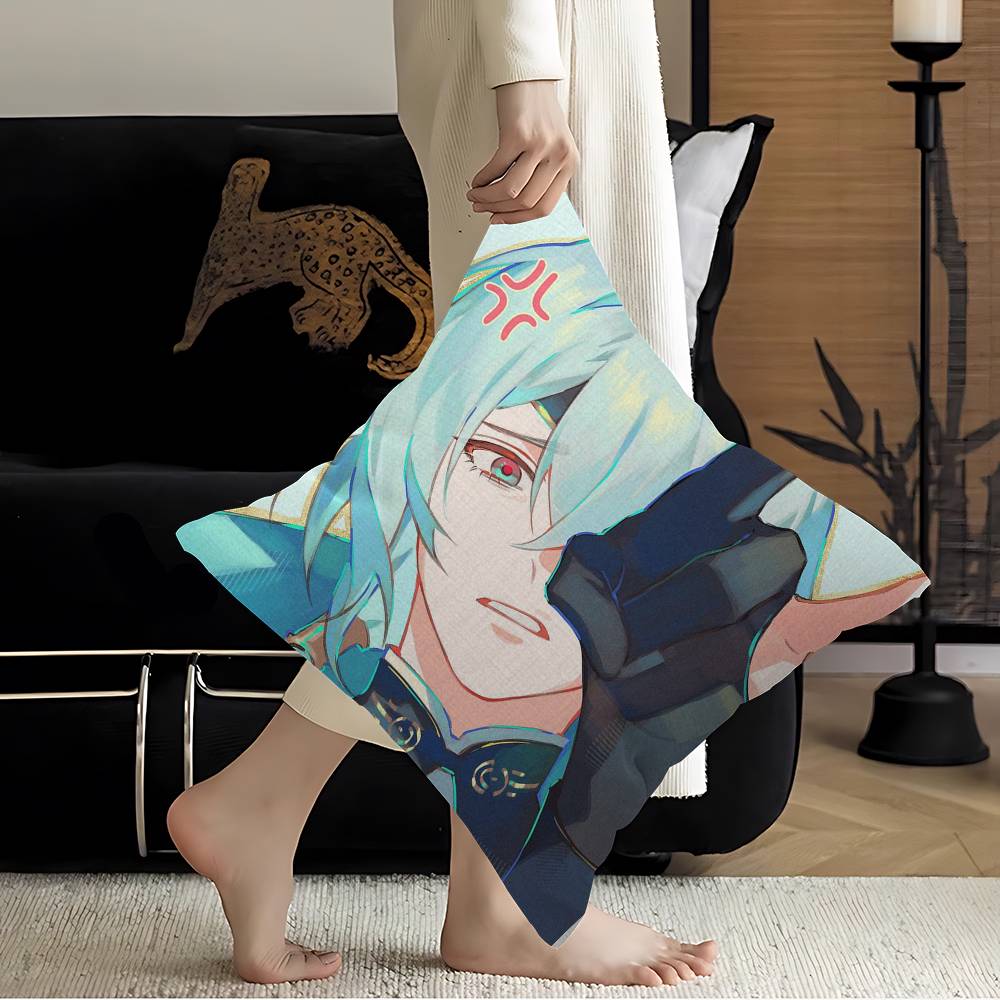 Honkai Star Rail Anaxa pillow cover sofa cushion cover home room decoration children gift