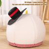 Cat Bed House Cute Warm Enclosed Snowman Pet Furniture With Washable Mat Indoor Cat House For Indoor Winter Travel Car RV