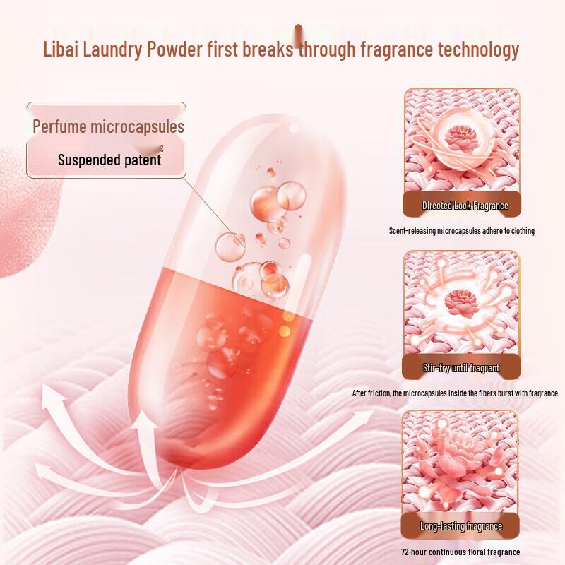 Liby Master Fragrance Natural Laundry Powder