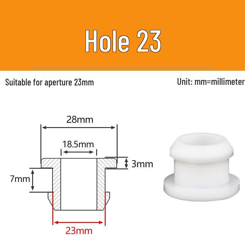 Anello passante protettore per cavi in silicone