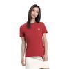 Maison Kitsune Fox Embroidery Pullover Round Neck Short Sleeve T-Shirt Women Tops Red LW00105KJ0008-P675