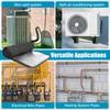 3 Layers HVAC Copper Pipe Insulation Cover 200x30cm 600D Oxford AC Pipe Insulation Covers  for Outside Copper Line Insulation Sl