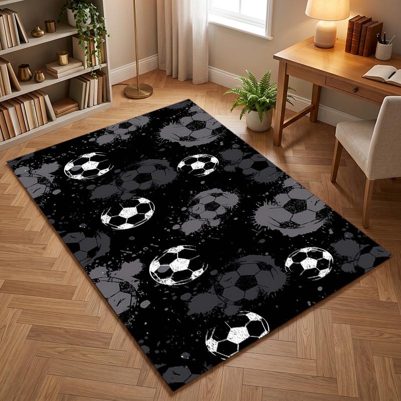 Sports Football (1) Office Carpets Suitable for Living Rooms Bedrooms Offices and Kitchens a Gift for Modern Home Decor