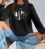 Lightweight Crew Neck Sweatshirt for Women, Breathable & Airy, Suitable for Spring Outing