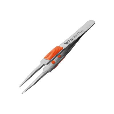 ANEX SUS410 Edelstahl mit abgerundeter 211 Pinzette, Stahl, Griff, Spitze, 120mm, Nr.