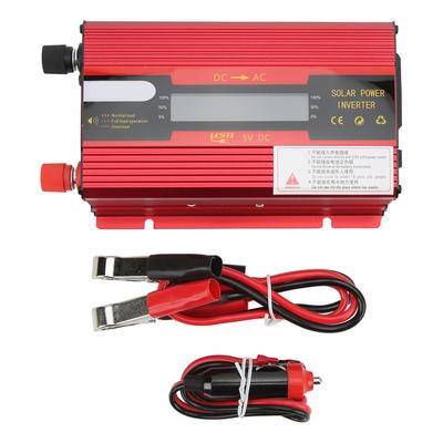 Przetwornica napięcia samochodowa Moc znamionowa 420W Moc szczytowa 1000W 12V 24V na 220V 50Hz Modyfikowana fala sinusoidalna Alarm niskiego napięcia Wyświetlacz LCD do domu