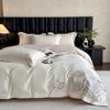 2026 A-Class 50S Double Ply Pure Cotton Sateen 100 Count Long Staple 4-Piece Set - Zhi Xiang