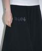 Seulliggeullou Side Shirred Bermuda Sweatpants [Black]