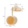 Home Brushing Cup Simple Mouthwash Couple Cup Straight Handle Punch-free Toothbrush Cup Holder Wall Mount Toothbrush Holder