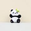 Flower Head Cute Red Panda Keychain Cartoon Girl Backpack Pendant Decorative