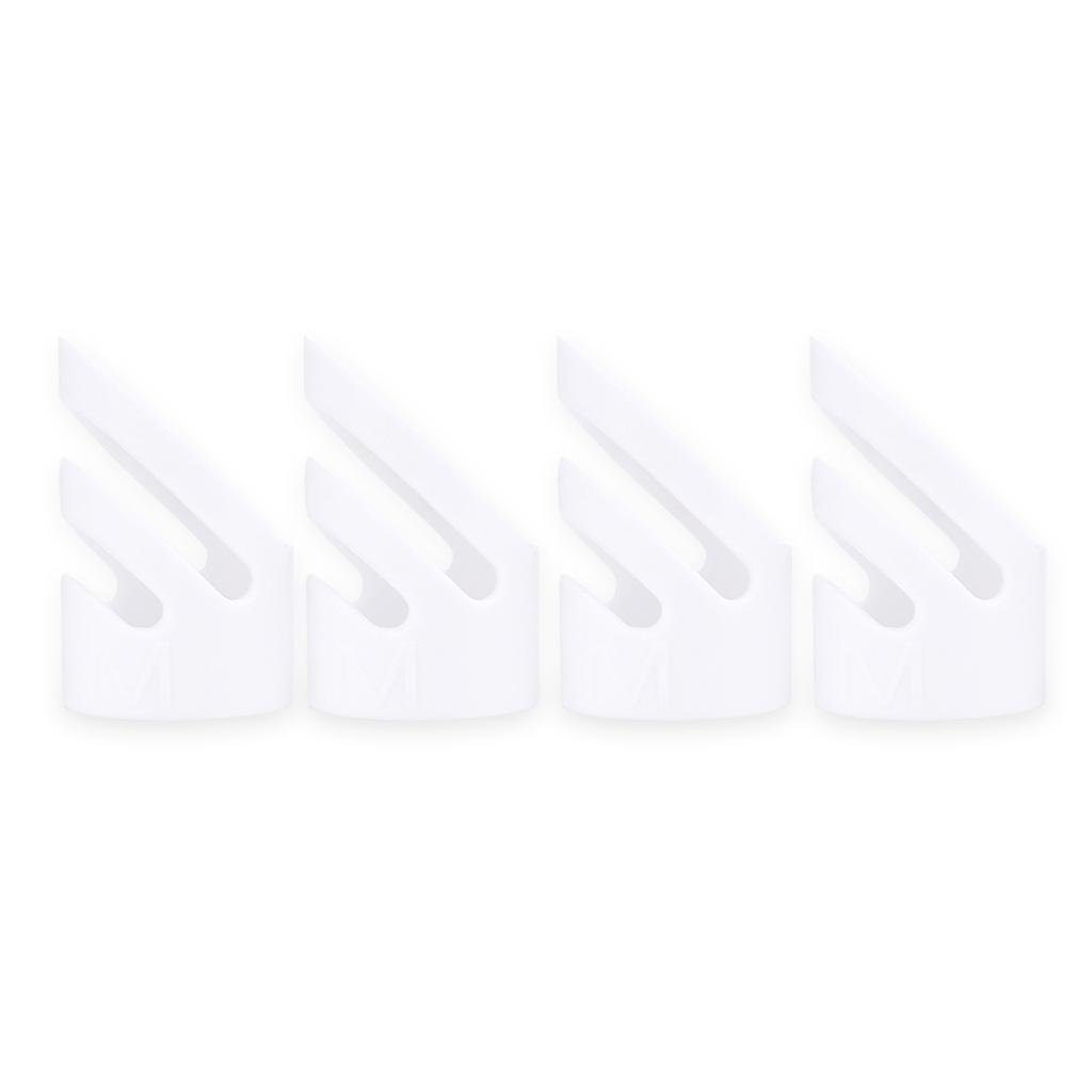 4Pcs Plastic DIY Finger Picks Protector Accessory for Guitar Bass Ukulele Mandolin