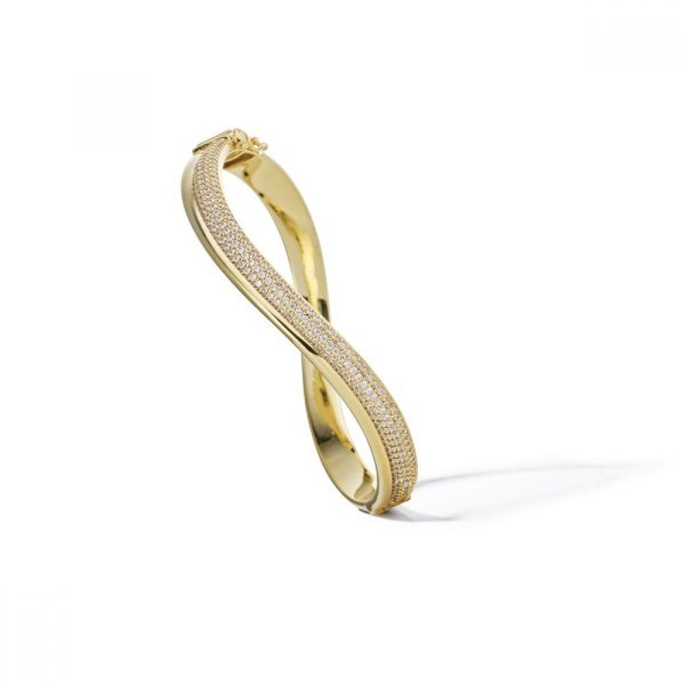 

Tani By mineTani Nova Double Line Bangle Ms1b324p white