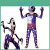 Sundrop Fnaf Clovn Cosplay Îmbrăcăminte Băieți Fete Body Mască Petrecere Salopetă Perfectă pentru Halloween Cosplay și Petreceri