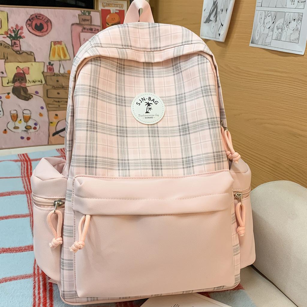 Schoolbag female Japanese new high-value college style fresh and sweet backpack junior high school students lightweight backpack