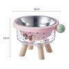 Highly attractive pet bowl, cat feeder, anti-slip and anti-spill cat bowl, stainless steel large-capacity dog bowl