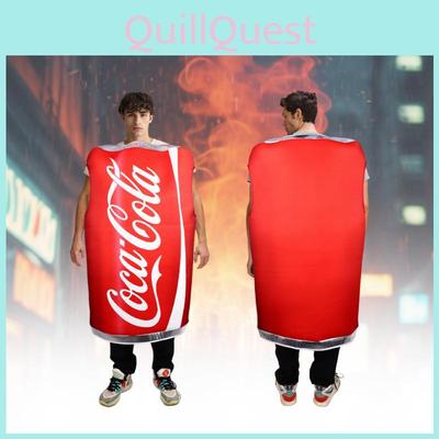 Inflatable Cocacola Adult Suit Cosplay Fancy Dress Costume Party Gift Halloween
