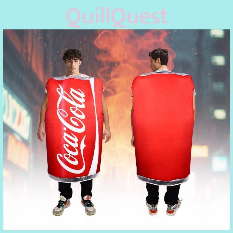 Inflatable Cocacola Adult Suit Cosplay Fancy Dress Costume Party Gift Halloween