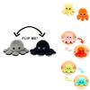 Charming Double-sided Flip Reversible Octopus Plush Toy For Marine Life Enthusiasts