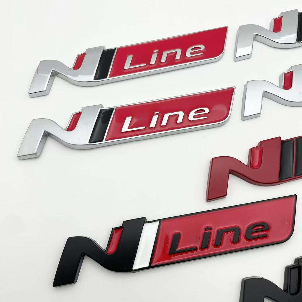 Hyundai Elantra Nline Sport Metal Car Emblem for Side or Tail Modification