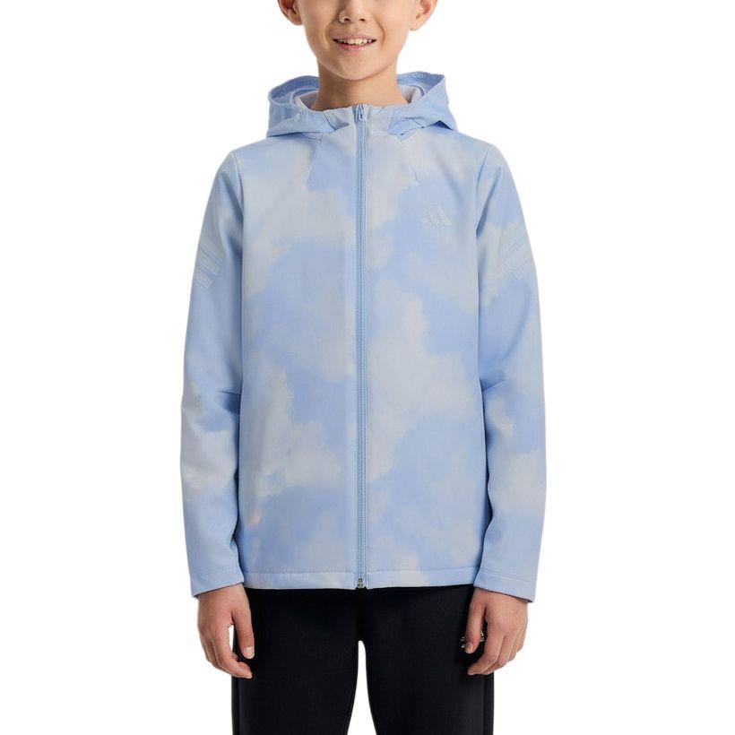 Adidas Outdoor Sports Woven Loose Fit Hooded Long Sleeve Jacket Kids Jackets KG5960 128