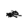 Brooch Playful Cat Unique Black Cat Design Charming Accessory Crafted From Alloy Durable