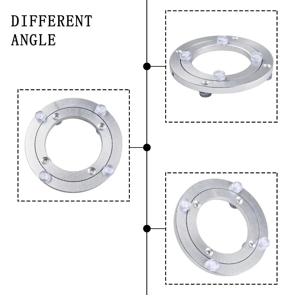 New Rotating Bearing Turntable Heavy Duty Ball Bearing Bearing Plate Base Smooth Rust Resistant Table Turntable Kitchen Hardware