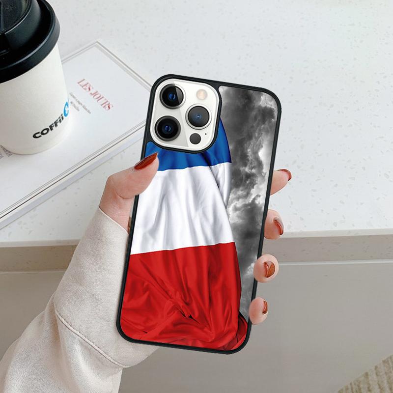 France Flag Phone Case For iPhone 17 Air 16 pro max 15 14 plus 12 13 Shell Cover coque