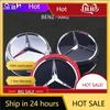 C200 E200 New 2025 For Mercedes Benz 4PCS 75mm NEW Car Wheel Center Hub Caps Cover for Mercedes Benz B/C/E/S Class A Class C200L