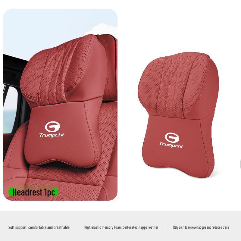 Trumpchi Car Headrest, Neck Pillow, Seat M8/6pro, and Lumbar Cushion Set for GS3/4/8 and E8/9 Trumpchi Standard