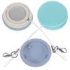 2Pcs Round Cellphone Screen Cleaner Pendant Safe Non Scratch Phone Screen Wipe for Portable Compact Design Easy