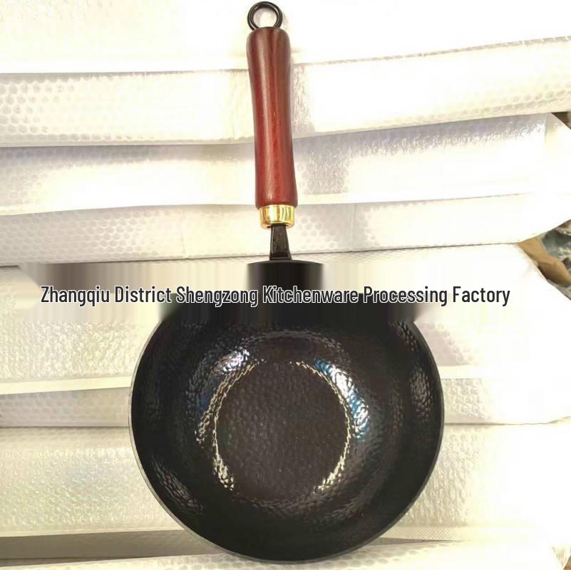 

Чжанцю Кованый вручную Чугунный Молочник с антипригарным покрытием для детского питания и супа 20cm Milk Pot