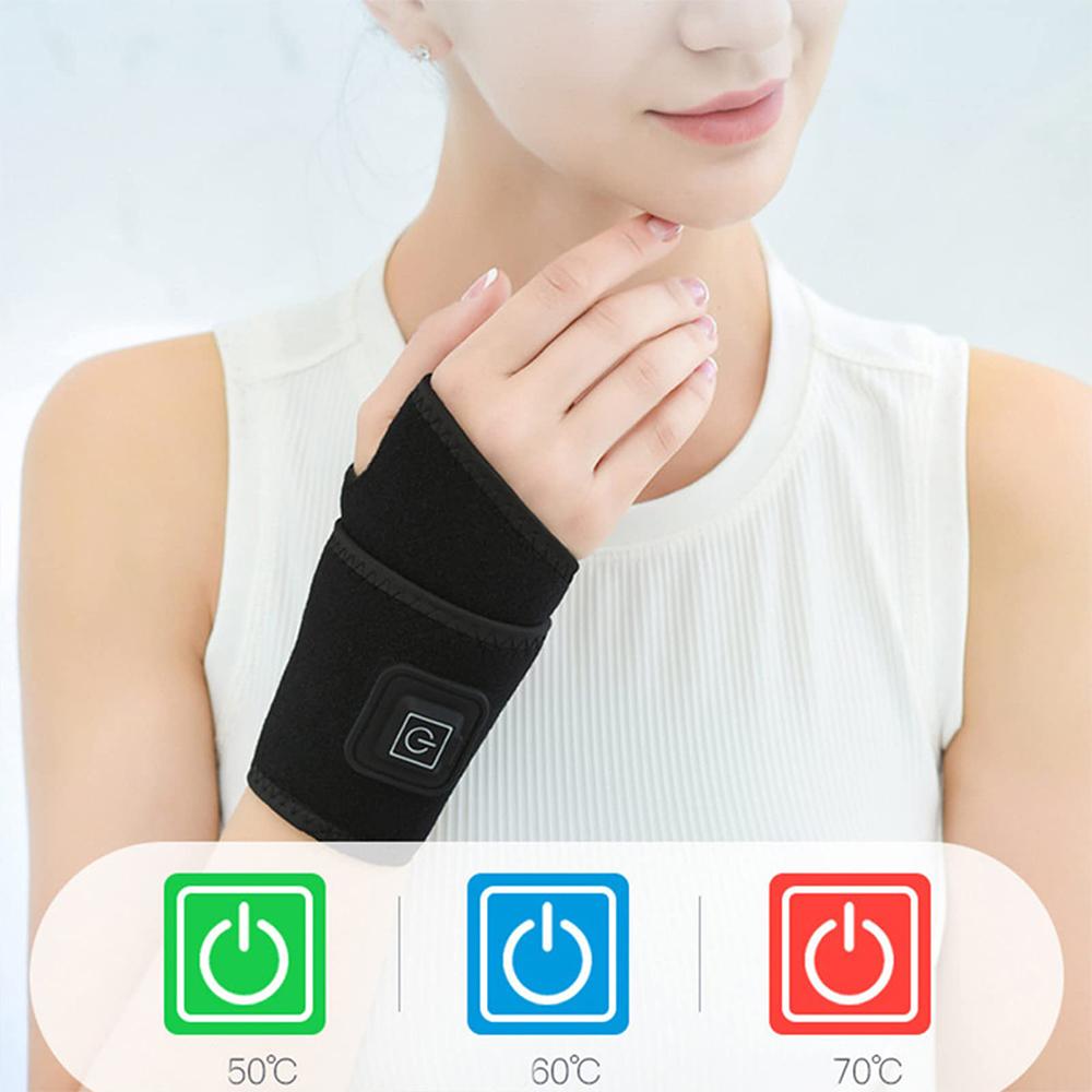 Hand Massager for Arthritis Wristband Physiotherapy Heating Pad Wrist Massager Sports Fitness Joint Pain Relief Wrap Support