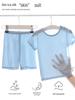 Kids' Summer Pajama Set - Ice Silk, Short Sleeve for Boys & Girls